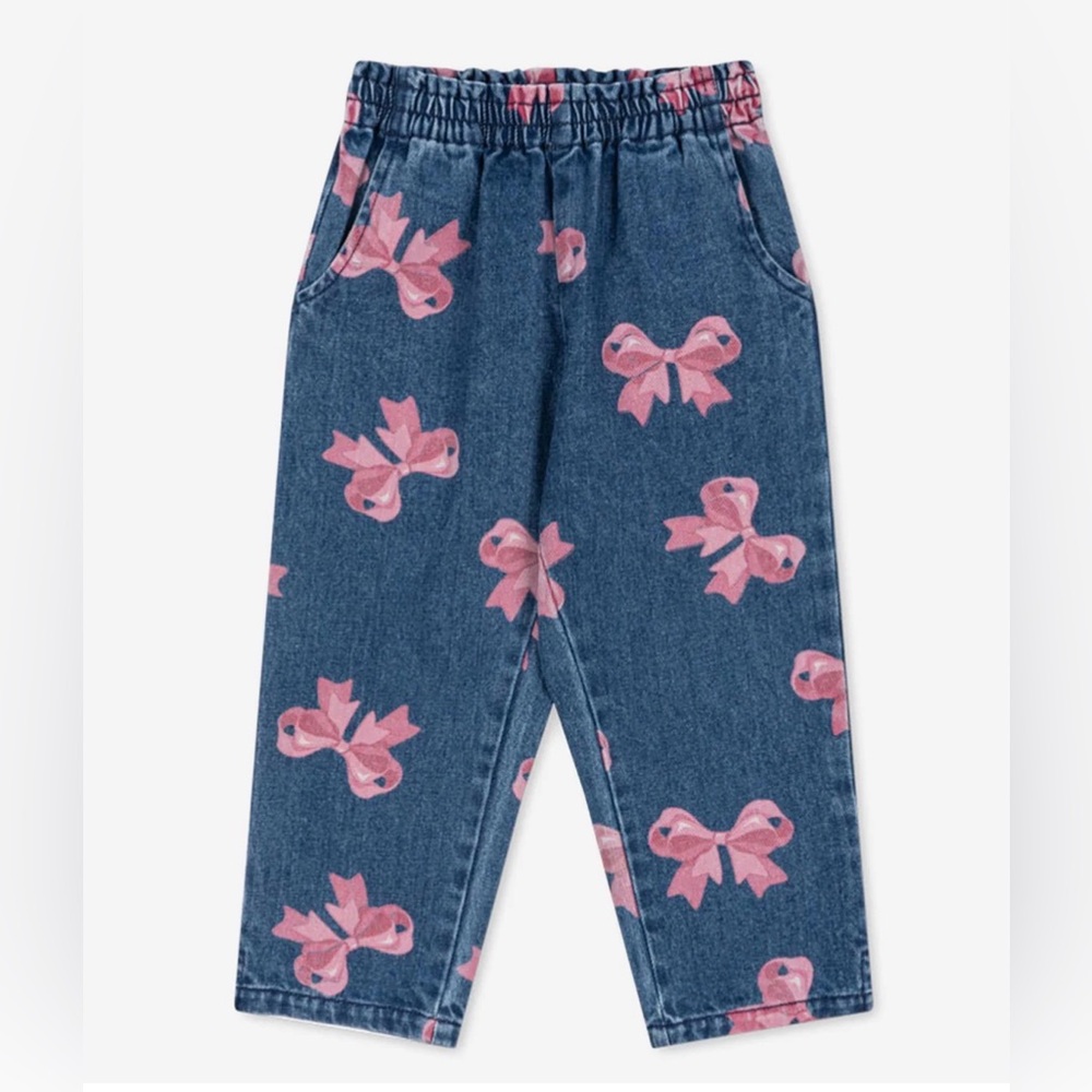 Konges Slojd Pink Bow Kids Jeans